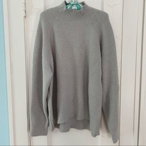 Soft Oversized Gray Turtleneck Sweater Forever 21+ NWT